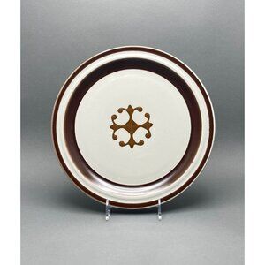 Vintage Casual Ceram Stoneware Japan Electra Medallion 9703 Chop Plate/Platter